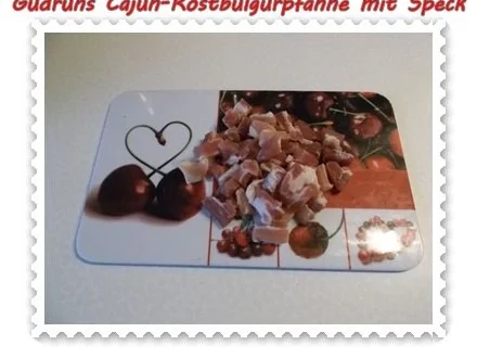 Gemüse: Cajun-Röstbulgurpfanne mit Gemüse und Speck - Rezept - Bild Nr. 4