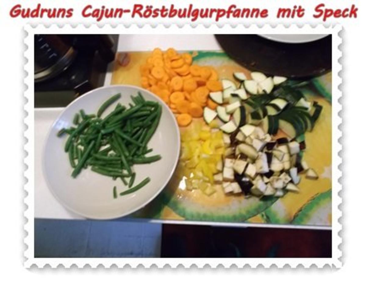 Gemüse: Cajun-Röstbulgurpfanne mit Gemüse und Speck - Rezept - Bild Nr. 5