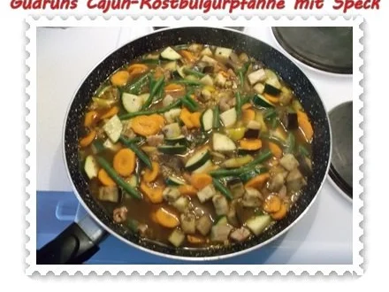 Gemüse: Cajun-Röstbulgurpfanne mit Gemüse und Speck - Rezept - Bild Nr. 10