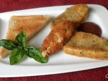 Rezept: Mozzarella - Sticks Bild Nr. 3 Mozzarella - Sticks - Rezept - Bild Nr. 3