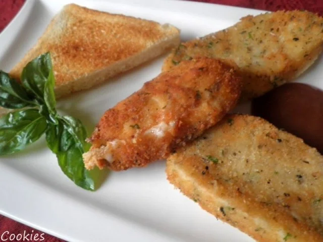 Rezept: Mozzarella - Sticks Bild Nr. 8 Mozzarella - Sticks - Rezept - Bild Nr. 8