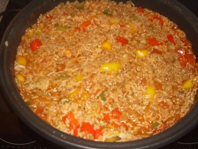 Paprika-Reis-Hack Pfanne - Rezept