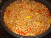 Paprika-Reis-Hack Pfanne - Rezept