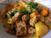 Kürbis - Apfel - Hackfleischsuppe - Rezept