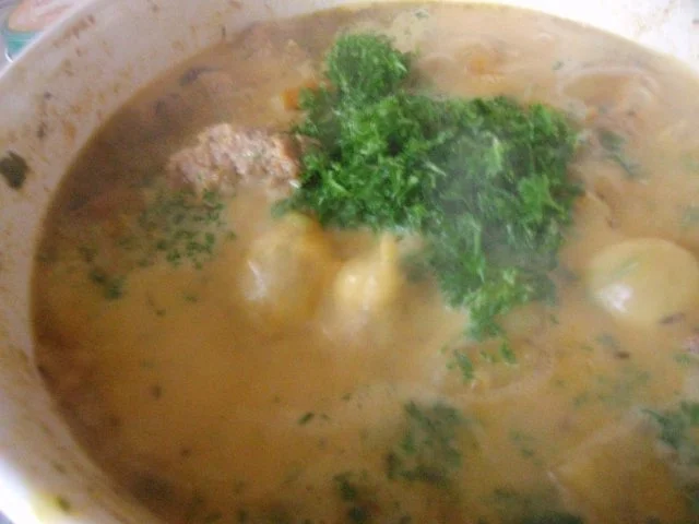 Rezept: Kürbis - Apfel - Hackfleischsuppe Bild Nr. 12 Kürbis - Apfel - Hackfleischsuppe - Rezept - Bild Nr. 12