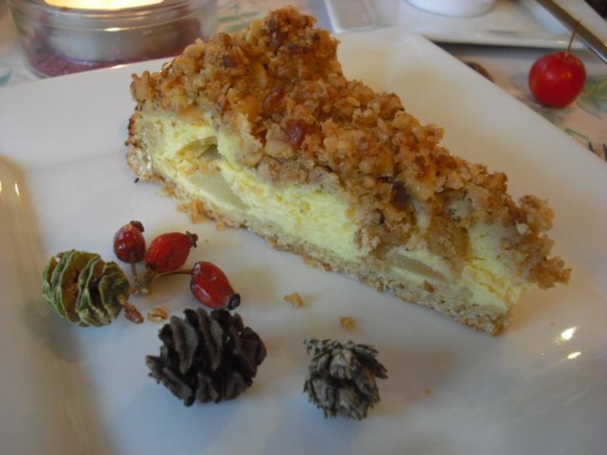 Knusperstreusel-Birnenkuchen - Rezept mit Bild - kochbar.de