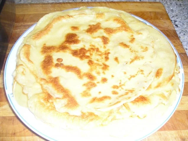 Palatschinkenlasagne mit grünem Salat - Rezept - Bild Nr. 6