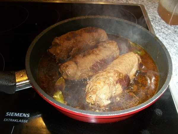 Fleisch: Rinderrolladen a`la Opa Alfred - Rezept - Bild Nr. 7