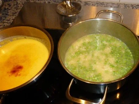 Gebratene Heilbuttschnitte mit gelbem Paprikaschaum - Rezept - Bild Nr. 5