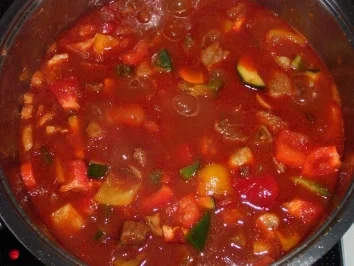 Zigeunergulasch - Rezept