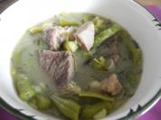 Rezept: Suppe & Eintopf : Grüne Bohnensuppe mit Suppenfleisch Suppe & Eintopf : Grüne Bohnensuppe mit Suppenfleisch - Rezept