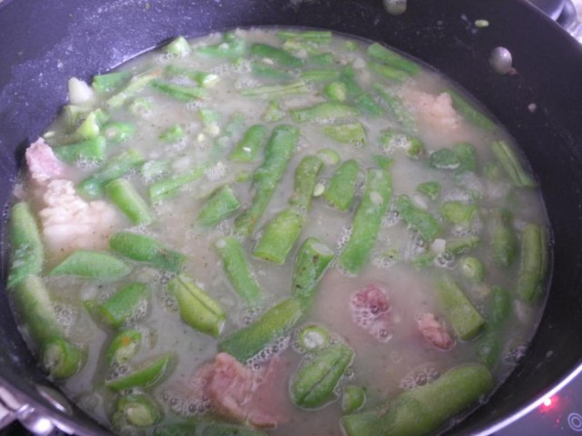 Suppe & Eintopf : Grüne Bohnensuppe mit Suppenfleisch - Rezept - Bild Nr. 8