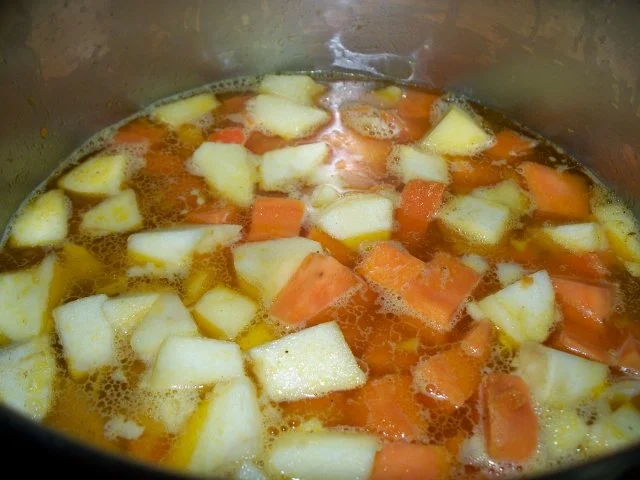 "Veräppelte" Süßkartoffelsuppe - Rezept - Bild Nr. 3