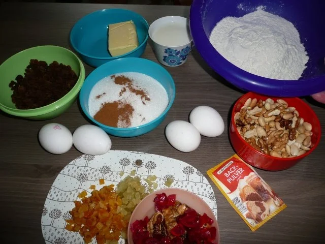 Fruit - Cake, Früchtekuchen - Rezept - Bild Nr. 2