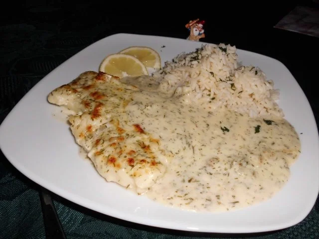 Kabeljau in Käsecreme>> - Rezept