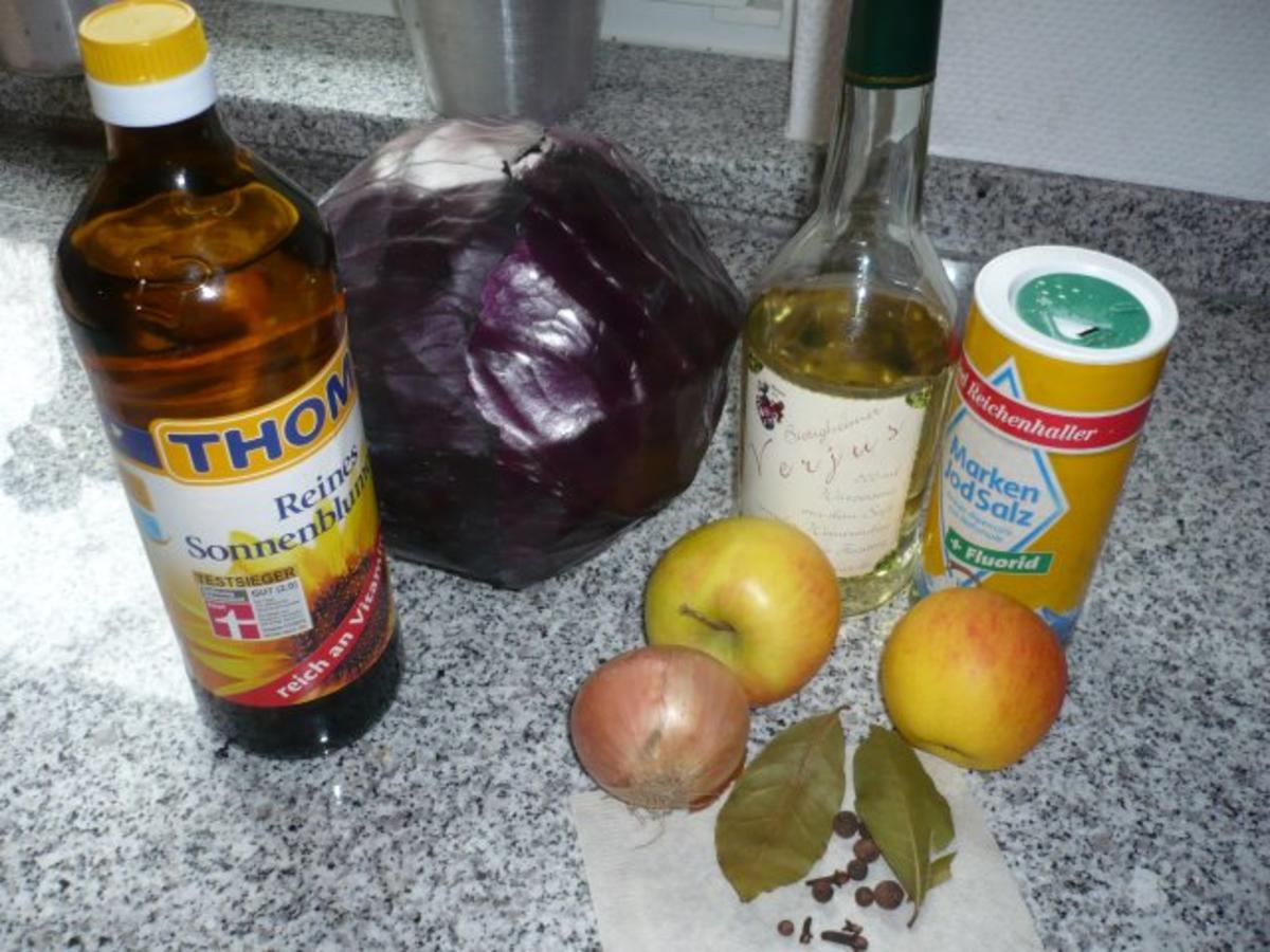 Apfel-Quitten-Rotkohl mit Verjus - Rezept - Bild Nr. 2