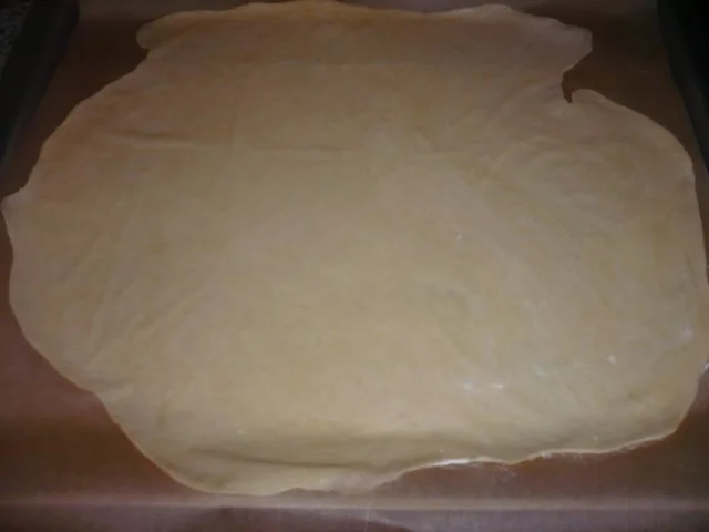 Rezept: Dinkel-Flammkuchen Bild Nr. 5 Dinkel-Flammkuchen - Rezept - Bild Nr. 5