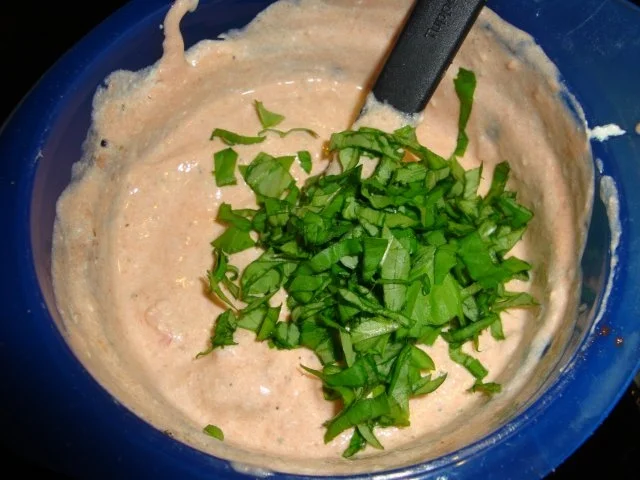 Basilikumhähnchen mit Mozzarella überbacken - Rezept - Bild Nr. 11