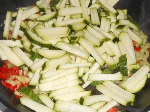 Buntes Gemüse mit Reisbällchen - Rezept - Bild Nr. 4