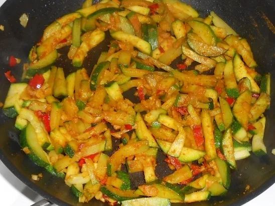 Buntes Gemüse mit Reisbällchen - Rezept - Bild Nr. 5