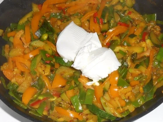 Buntes Gemüse mit Reisbällchen - Rezept - Bild Nr. 9