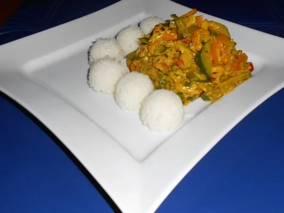 Buntes Gemüse mit Reisbällchen - Rezept - Bild Nr. 12