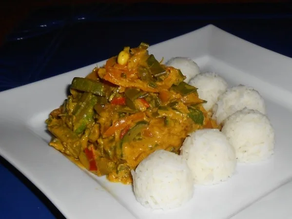 Buntes Gemüse mit Reisbällchen - Rezept - Bild Nr. 13