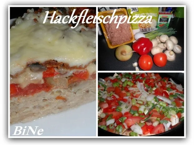 BiNe` S HACKFLEISCHPIZZA - Rezept