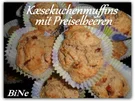 Rezept: BiNe` S KÆSEKUCHENMUFFINS MIT PREISELBEEREN Bild Nr. 2 BiNe` S KÆSEKUCHENMUFFINS MIT PREISELBEEREN - Rezept - Bild Nr. 2