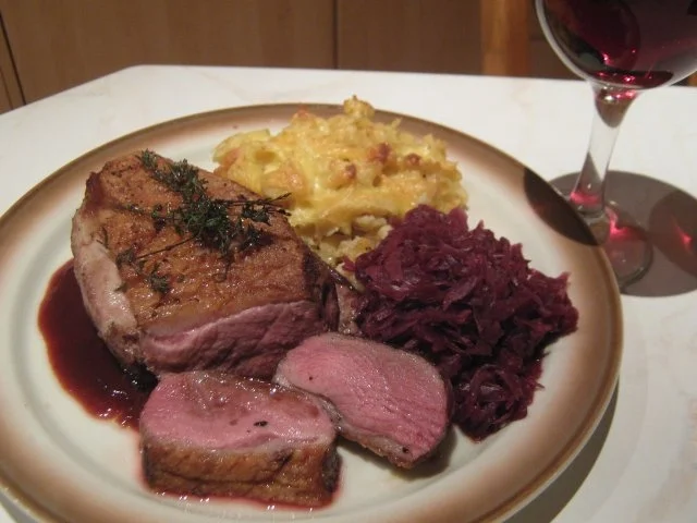 festliches Entenbrustfilet, rosa gegart bei Niedrigtemperatur - Rezept