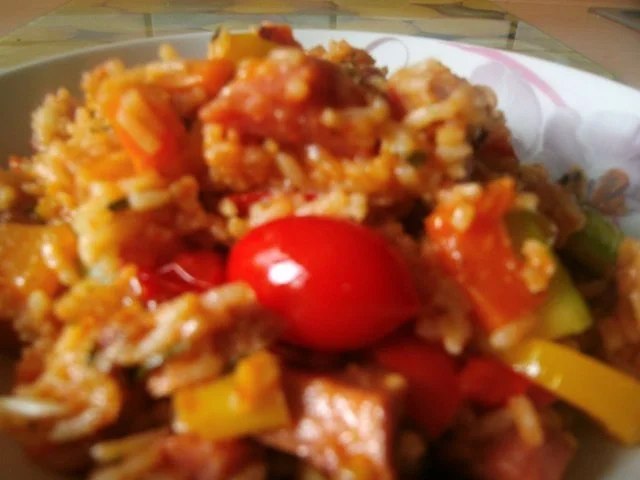 Rezept: herbstlich bunte Reispfanne Bild Nr. 2 herbstlich bunte Reispfanne - Rezept - Bild Nr. 2