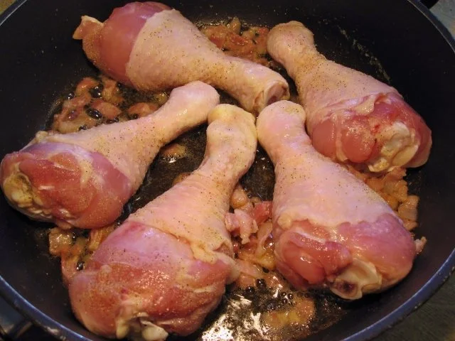 Rezept: Hähnchen-Unterschenkelchen in Morchel-Rahmsoße Bild Nr. 6 Hähnchen-Unterschenkelchen in Morchel-Rahmsoße - Rezept - Bild Nr. 6