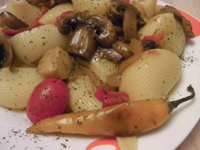 Conchiglie (Lumaconi) an Bärlauch-Pilzsoße - Rezept - Bild Nr. 2