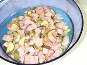 Wurstsalat mit Jagtwurst - Rezept