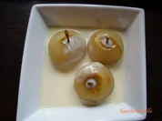 Dessert: Miniäpfel mit Vanillesoße - Rezept