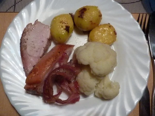 Fl:Schwein: Spanferkelrücken NT gegart - Rezept - Bild Nr. 17