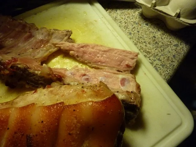Fl:Schwein: Spanferkelrücken NT gegart - Rezept - Bild Nr. 12