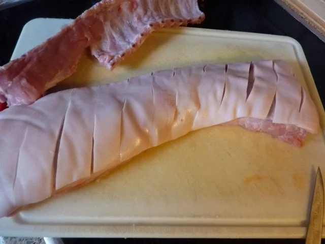 Fl:Schwein: Spanferkelrücken NT gegart - Rezept - Bild Nr. 3