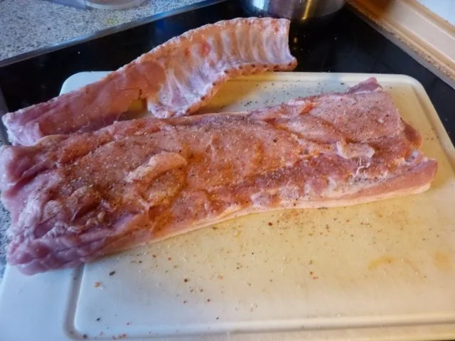Fl:Schwein: Spanferkelrücken NT gegart - Rezept - Bild Nr. 4