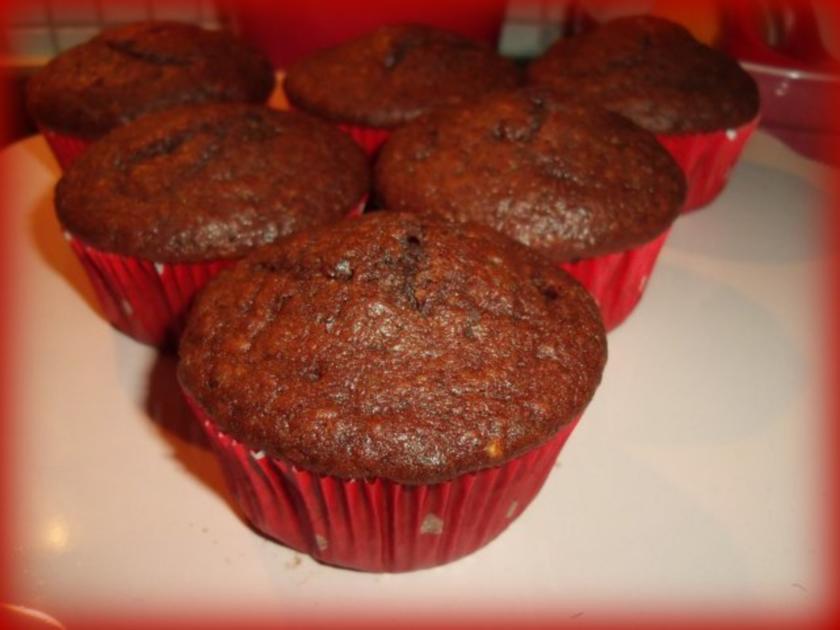 Rotwein Schoko Muffins - einfach - von Sri_Devi