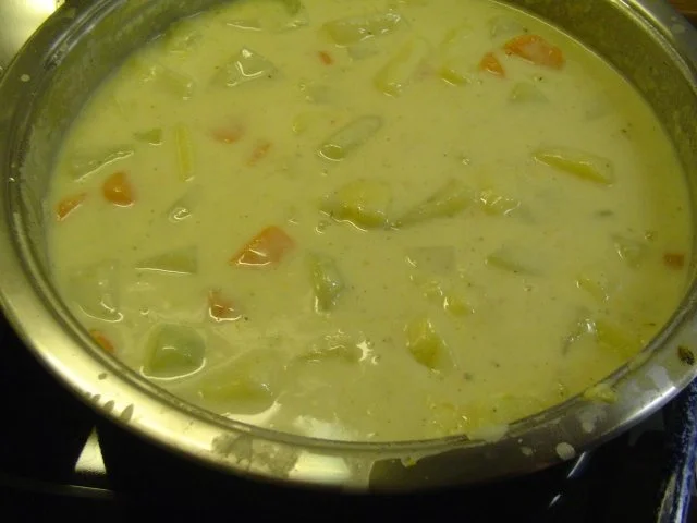 Rezept: Gemüseeintopf mit Fleischpflanzerl Bild Nr. 5 Gemüseeintopf mit Fleischpflanzerl - Rezept - Bild Nr. 5