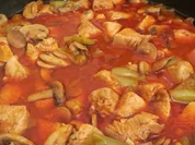 Kochen: Hähnchen-Gulasch - Rezept