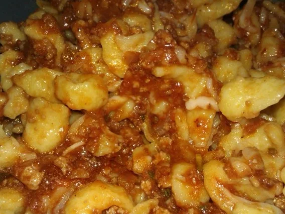 Rezept: Tofubolognese mit Dinkelknöpfle Bild Nr. 5 Tofubolognese mit Dinkelknöpfle - Rezept - Bild Nr. 5