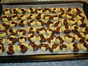 Schwarz -Weiße Husarenkrapferln - Rezept