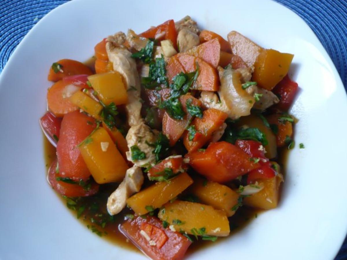 Bilder für Kürbis - Wok - Gemüse - Rezept