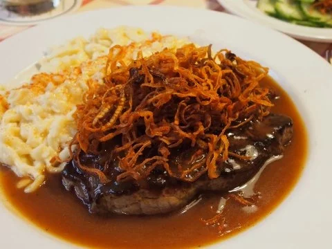 Zwiebelrostbraten - Rezept