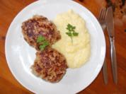 Fleischküchle mit Kartoffelbrei - Rezept