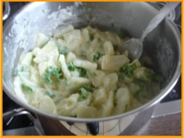 Lachsfilet mit Kohlrabigemüse und Kartoffelstampf - Rezept - Bild Nr. 7