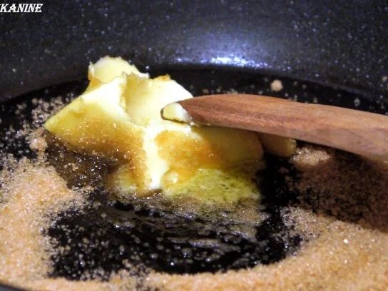 Hähnchenbrust unter Ziegenkäsehaube mit karamellisierten Thymianbirnen - Rezept - Bild Nr. 9