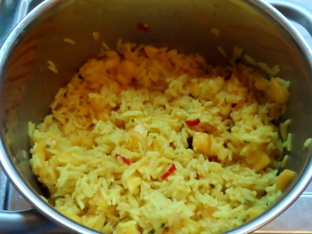 Rezept: Beilagen: Fruchtiger Zitronen-Mango-Reis Bild Nr. 11 Beilagen: Fruchtiger Zitronen-Mango-Reis - Rezept - Bild Nr. 11